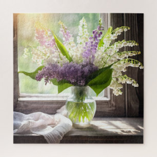 Quebra-cabeça Lily do Vale e Lilacs