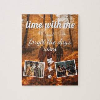 Quebra-cabeça lime with me, forget the day's woes Foto Vorlag