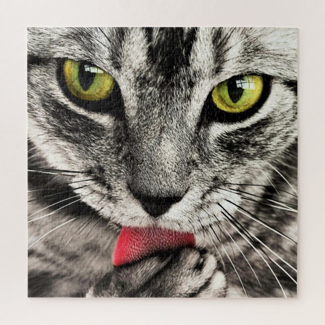 Quebra-cabeça Limpeza de Gatos - (Vertical)