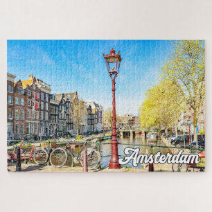 Quebra-cabeça Linda Amsterdã, Países Baixos