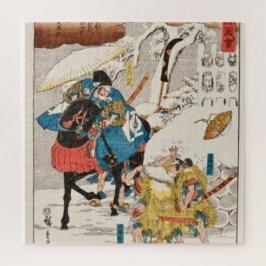Quebra-cabeça Linda arte japonesa Samurai