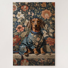 Quebra-cabeça Linda Brown Dachshund | Retrato Dachshund