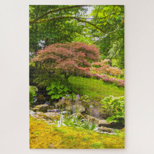 Quebra-cabeça Linda cena de Keukenhof Park, Países Baixos