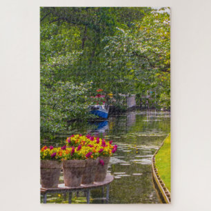 Quebra-cabeça Linda cena de Keukenhof Park, Países Baixos