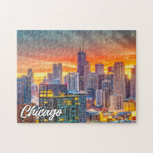 Quebra-cabeça Linda Chicago, Illinois, Estados Unidos