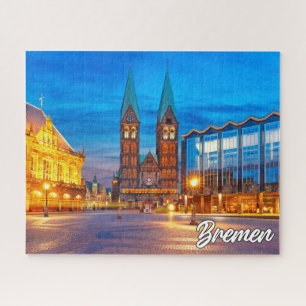 Quebra-cabeça Linda Cidade De Bremen, Alemanha