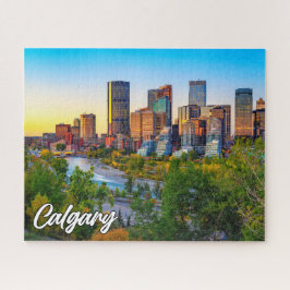 Quebra-cabeça Linda Cidade De Calgary, Alberta, Canadá