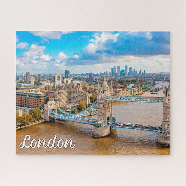 Quebra-cabeça Linda cidade de Londres, Inglaterra (Horizontal)