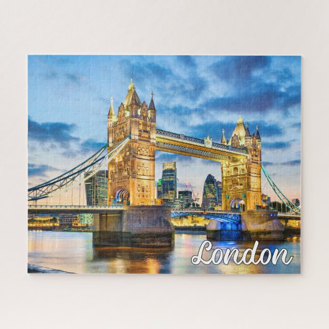 Quebra-cabeça Linda cidade de Londres, Inglaterra (Horizontal)