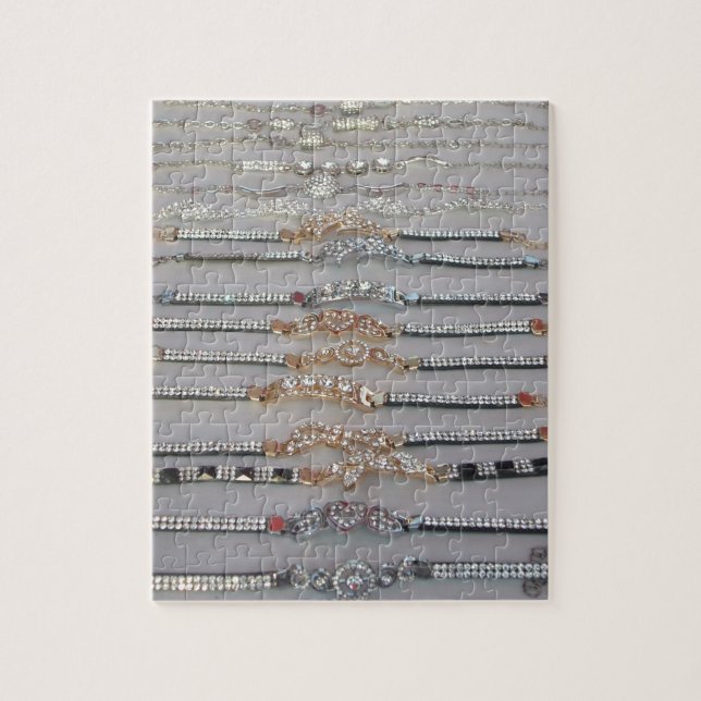 Quebra-cabeça Linda coleção de design de arte cardíaca de Jewelr (Vertical)