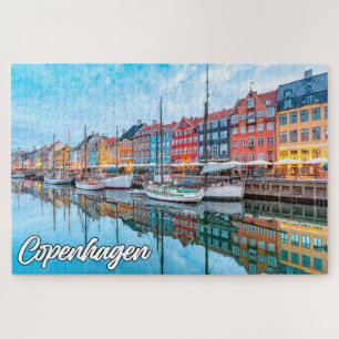Quebra-cabeça Linda Copenhagen, Dinamarca