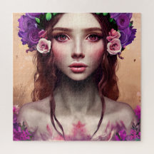 Linda encantadora Fantasy AI Art