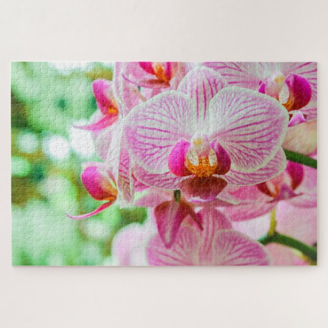 Quebra-cabeça Linda flor colorida de fócsia (Horizontal)