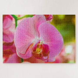 Quebra-cabeça Linda flor rosa