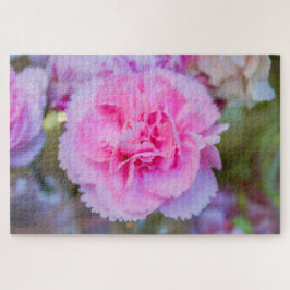 Quebra-cabeça Linda flor rosa