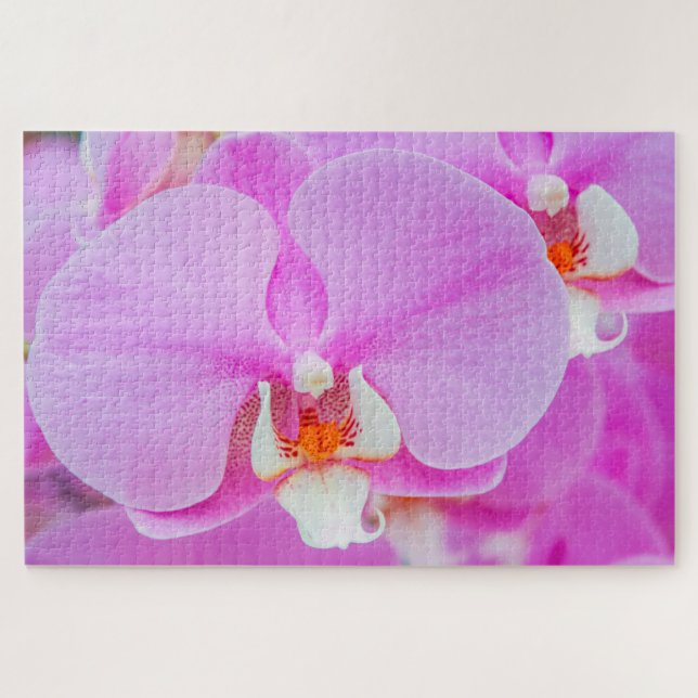 Quebra-cabeça Linda flor rosa (Horizontal)