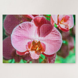 Quebra-cabeça Linda flor rosa