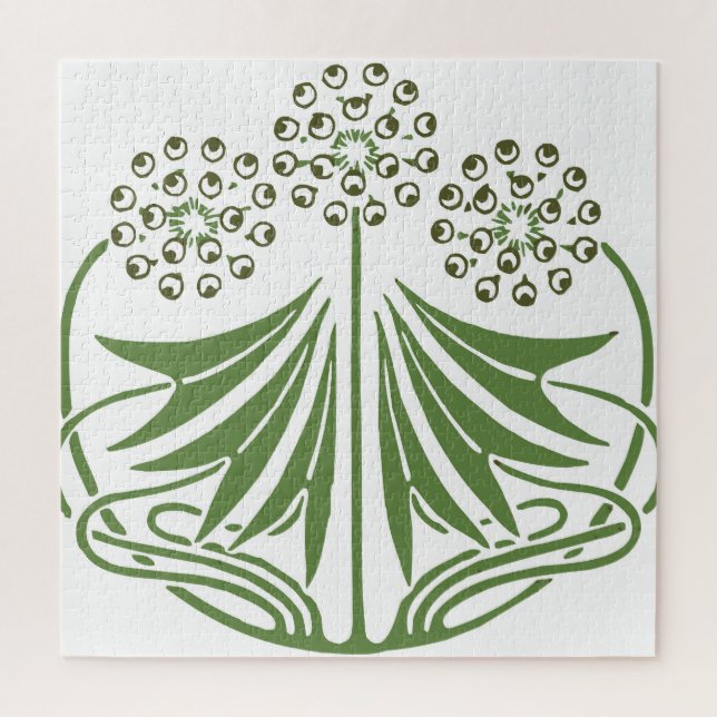 Quebra-cabeça Linda ilustração de vintage. (Vertical)