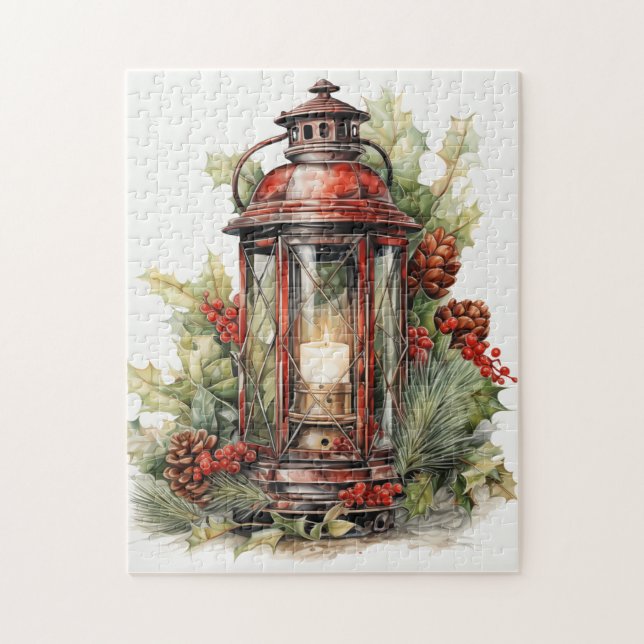 Quebra-cabeça Linda Lanterna de Natal (Vertical)