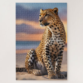 Quebra-cabeça Linda Leopardo