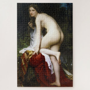 Quebra-cabeça Linda mulher Bather (de Bouguereau)