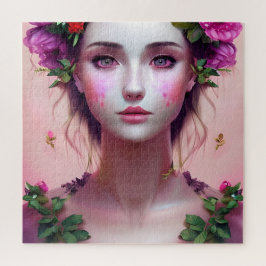 Quebra-cabeça Linda Mulher Étera Fantasia Art