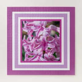 Quebra-cabeça Linda Primavera Hyacinth Fragrante Flor de Borrão