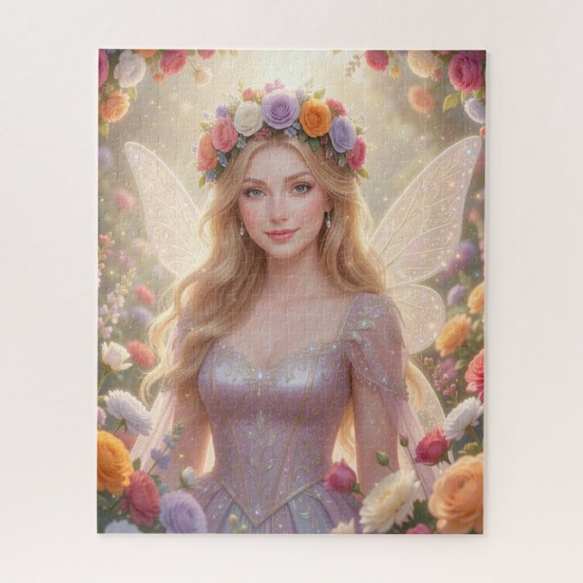 Quebra-cabeça Linda princesa fada (Vertical)
