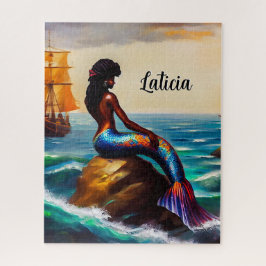 Quebra-cabeça Linda Sereia e Mar