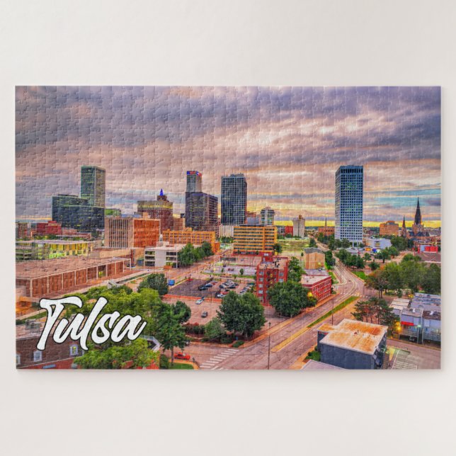 Quebra-cabeça Linda Tulsa, Oklahoma, Estados Unidos (Horizontal)