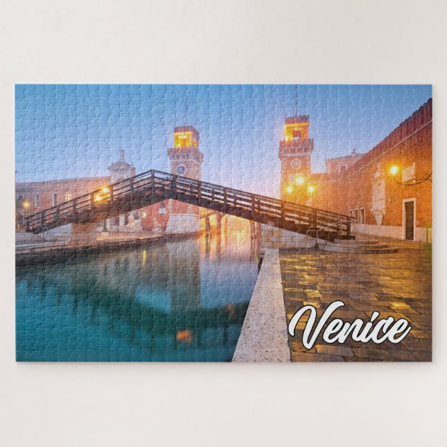 Quebra-cabeça Linda Veneza, Itália (Horizontal)