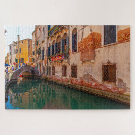 Quebra-cabeça Linda vista cênica de um palácio em Veneza, Itália