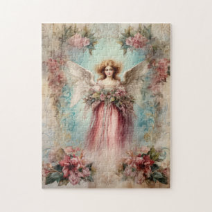 Quebra-cabeça Linda Watercolor Angel