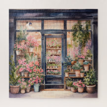 Linda Watercolor Floral Storefront