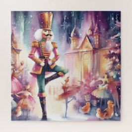 Quebra-cabeça Linda Watercolor Nutcracker