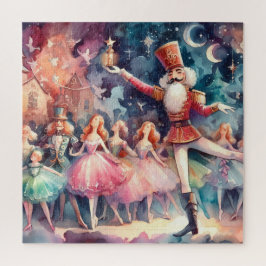 Quebra-cabeça Linda Watercolor Nutcracker