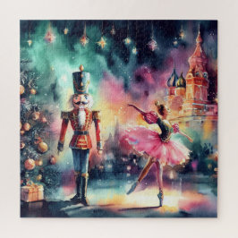 Quebra-cabeça Linda Watercolor Nutcracker