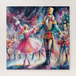 Quebra-cabeça Linda Watercolor Nutcracker