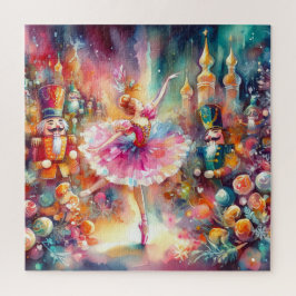 Quebra-cabeça Linda Watercolor Nutcracker