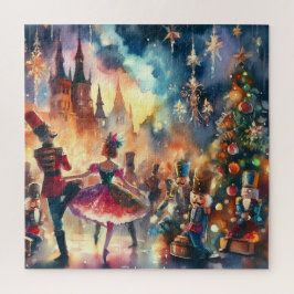 Quebra-cabeça Linda Watercolor Nutcracker