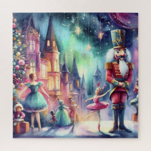Quebra-cabeça Linda Watercolor Nutcracker