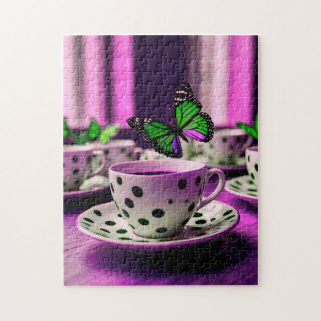 Quebra-cabeça Lindas borboletas em pocas-ponto (Vertical)