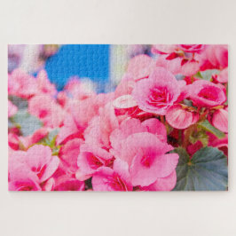 Quebra-cabeça Lindas flores rosa