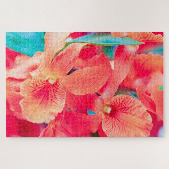 Quebra-cabeça Lindas flores vermelhas (Horizontal)