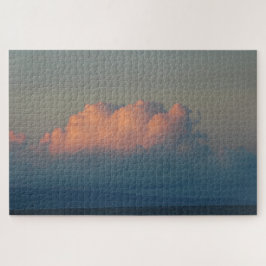 Quebra-cabeça Lindas nuvens cumulonimbus ao pôr do sol no Havaí