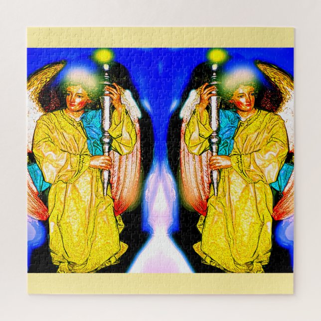 Quebra-cabeça Lindos anjos e arte (Vertical)