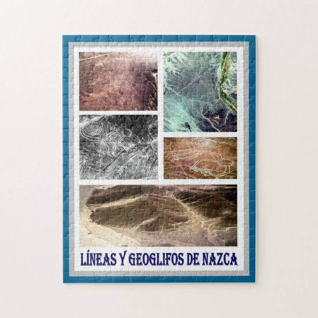 Quebra-cabeça Líneas y Geoglifos De Nazca - Peru - (Vertical)