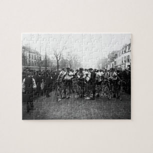 Quebra-cabeça Linha de Partida do Paris-Roubaix de Ciclismo Fran