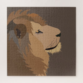 Quebra-cabeça Lion Animal Willife Big Cat