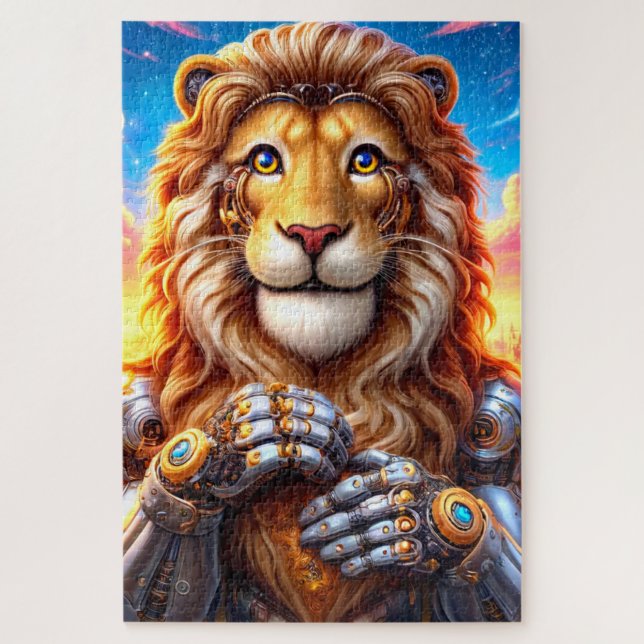 Quebra-cabeça Lion Art (Vertical)